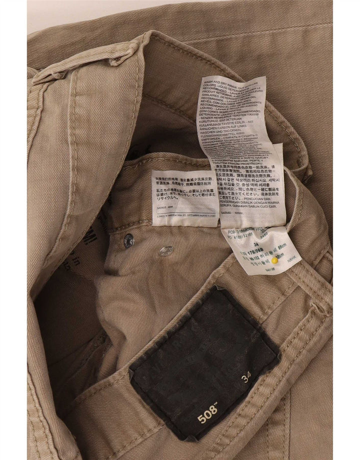 Levi's Herre 508 denimshorts W34 Large Beige Bomuld