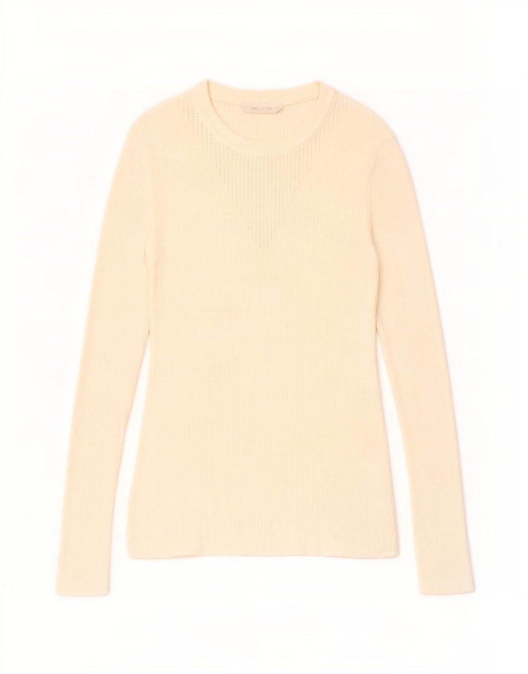 Hugo Boss Dame Top Langærmet UK 12 Medium Off White