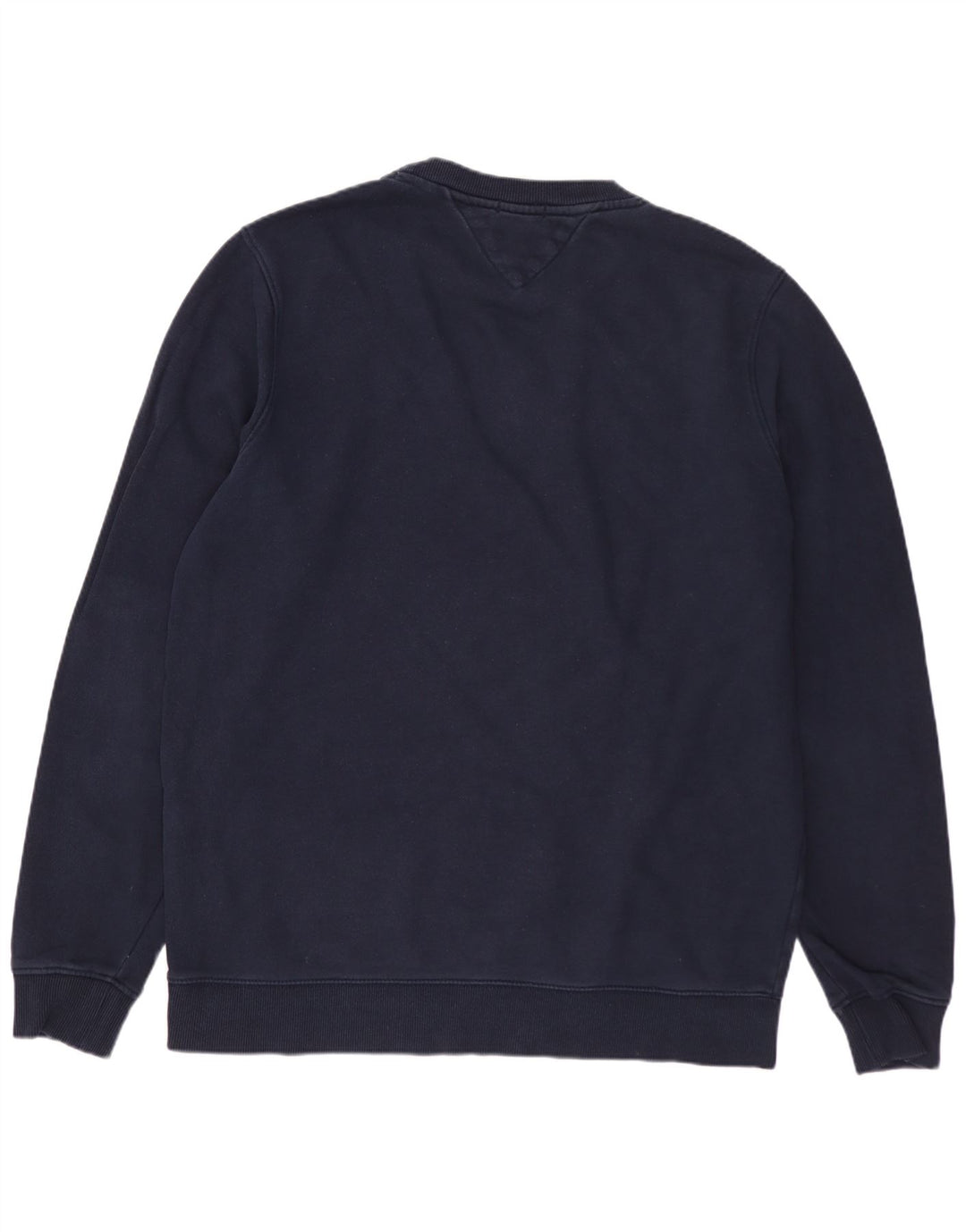 TOMMY HILFIGER Herre grafisk Regular Fit Sweatshirt Jumper XL Marineblå