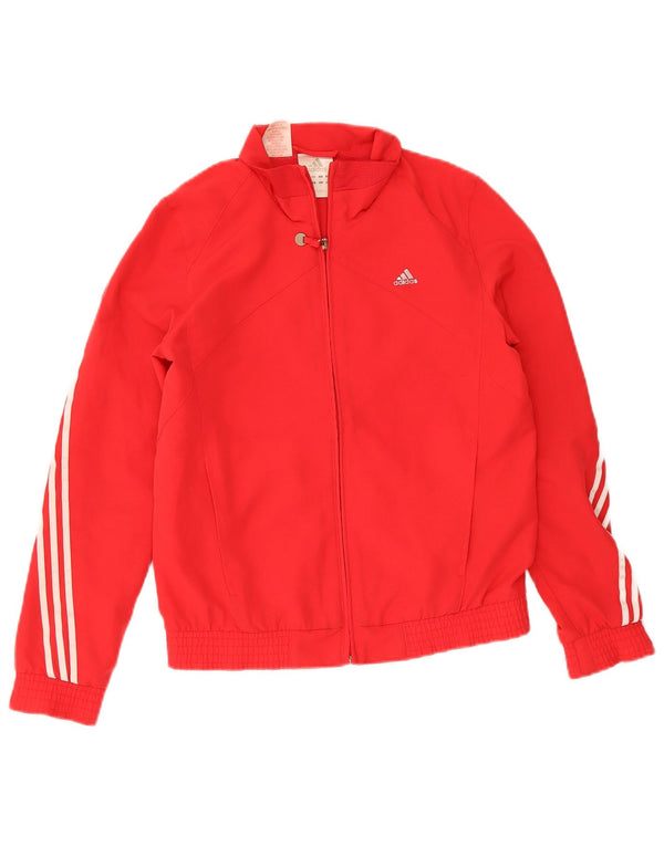 Adidas Pige Træningsdragt Topjakke 13-14 År Rød Polyester