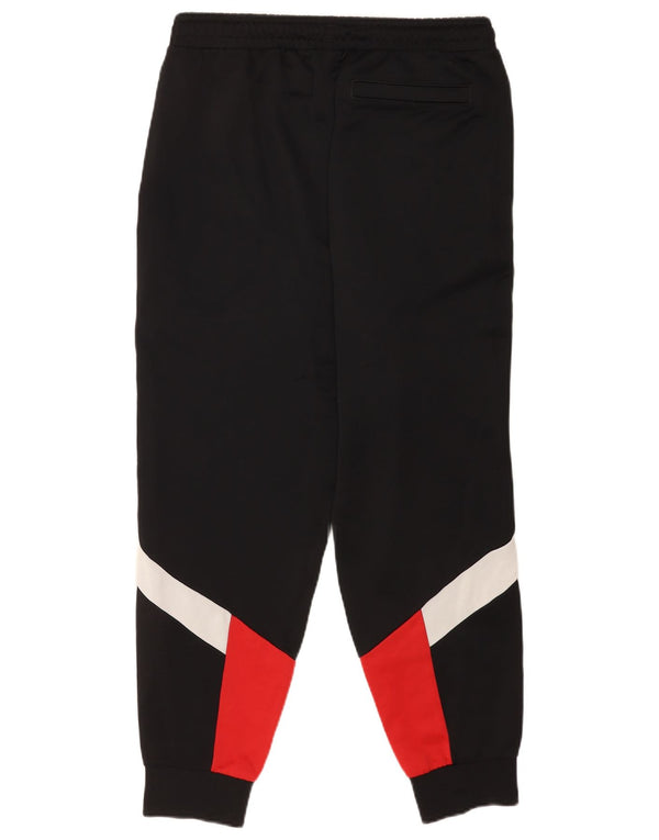 Puma Mens Tracksuit Trousers Joggers Large Black Colourblock Polyester
