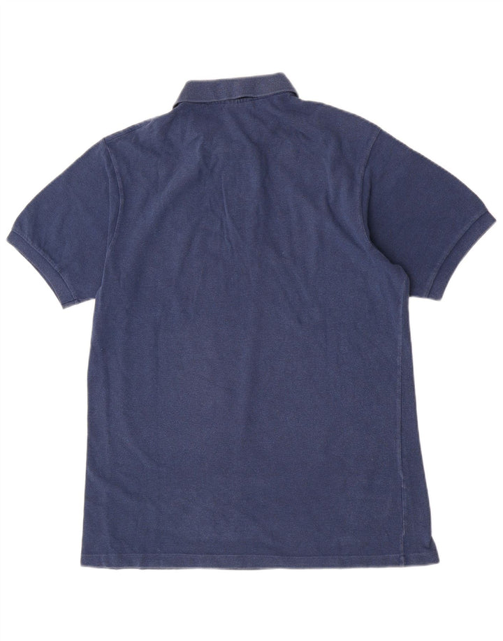 Lacoste herre poloshirt størrelse 4 Medium marineblå bomuld