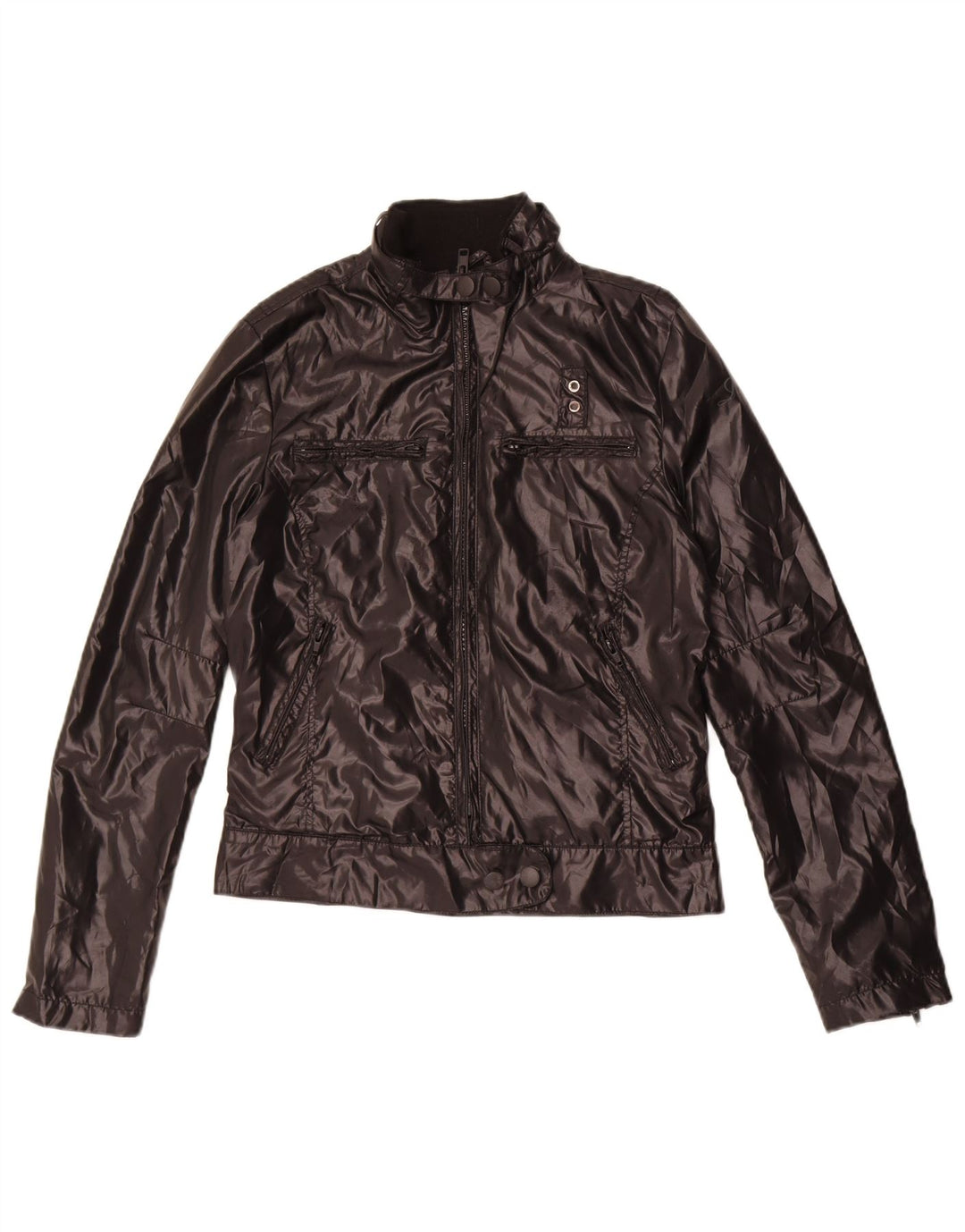 Rifle Womens Utility Jacket UK 12 Medium Black Polyester