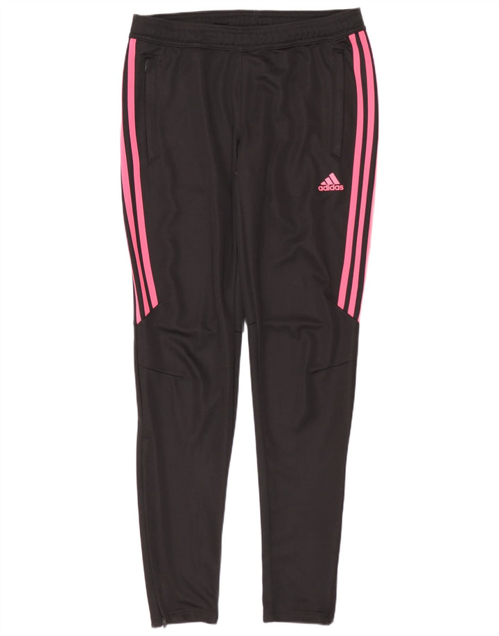 Adidas Dame Climacool Træningsdragt Bukser UK 8/10 Small Black Polyester