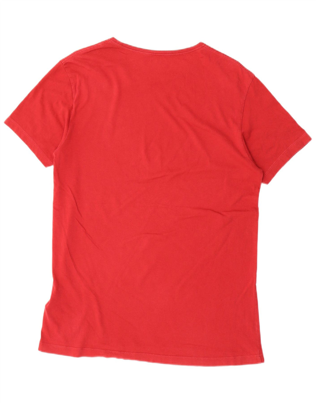 Timberland Herre Slim Fit T-Shirt Top Medium Rød Bomuld
