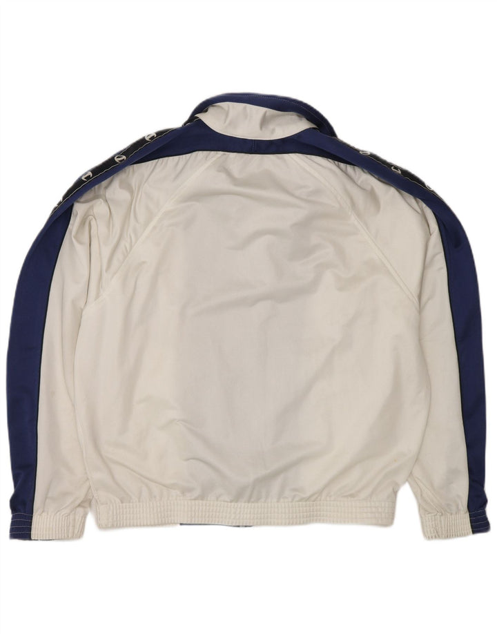 Champion Herre grafisk træningsdragt Top jakke Small White Colourblock