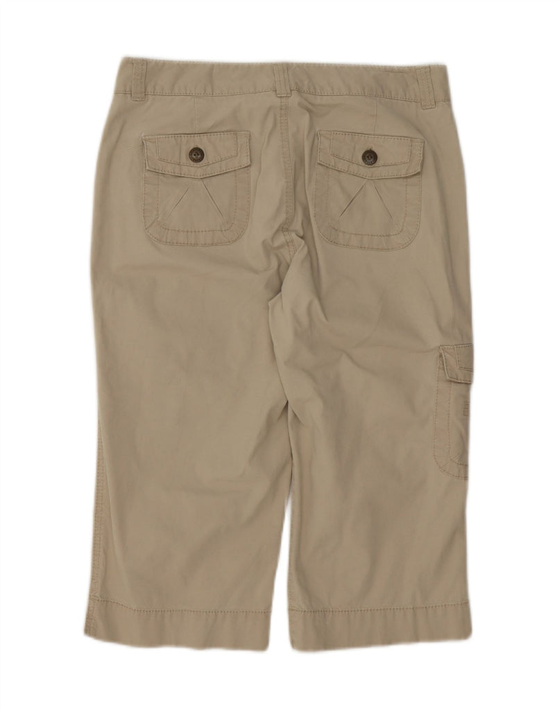 DOCKERS Womens Curvy Mid Rise Cargo Capri Trousers Medium W30 L18  Beige Vintage Dockers and Second-Hand Dockers from Messina Hembry 