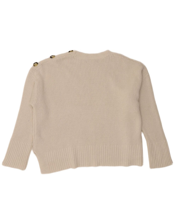 Marks & Spencer dame sweater med rund hals i overstørrelse UK 20 2XL Beige
