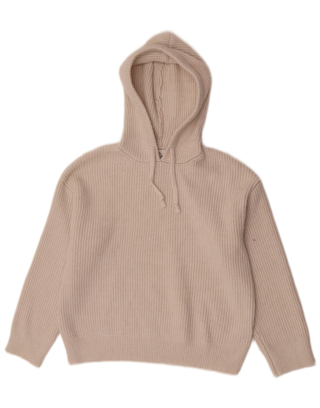 Marks & Spencer Dame Hættetrøje UK 14 Medium Beige Polyester