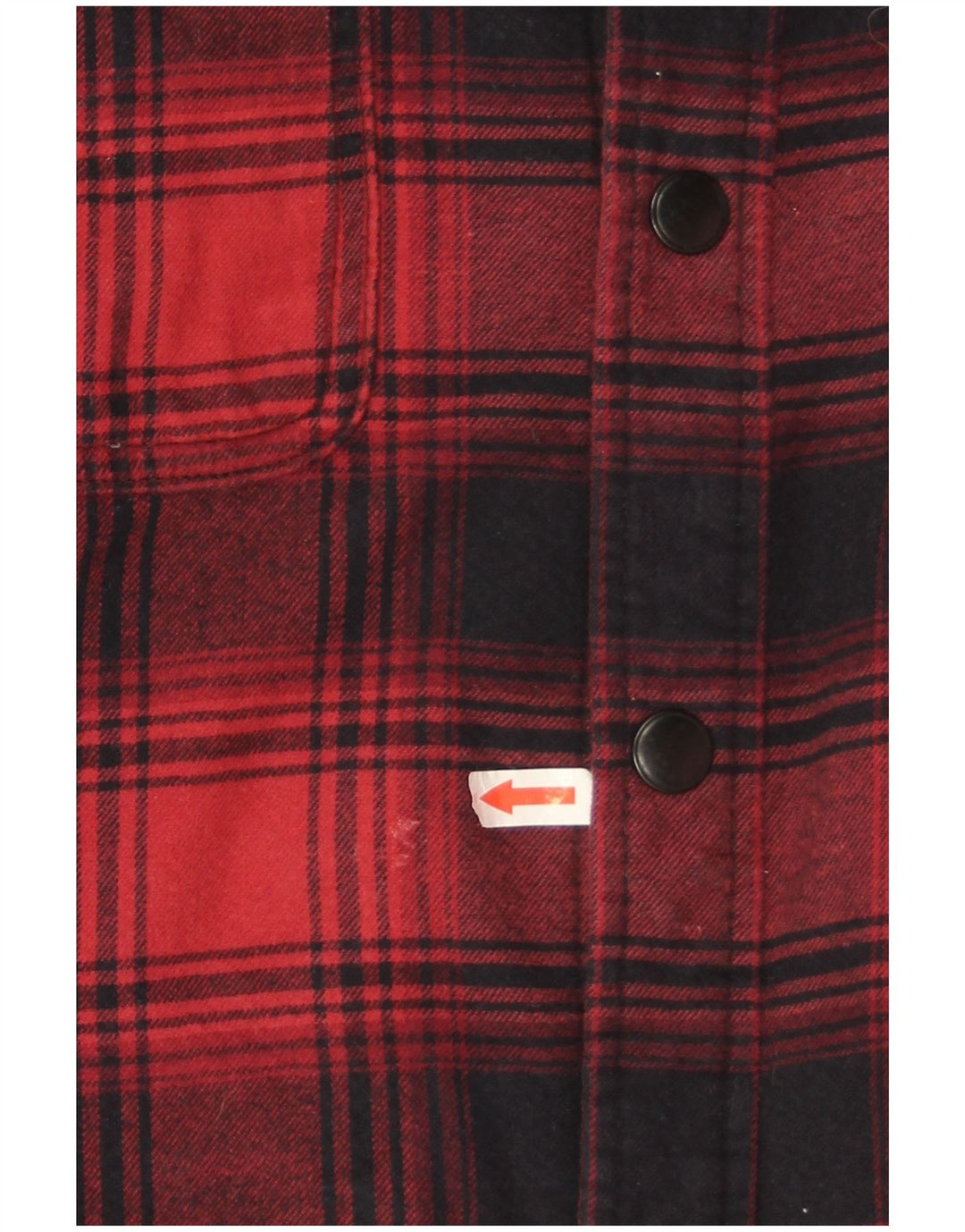 Marks & Spencer Herre Regular Overshirt Flanellskjorte 2XL rød ternet