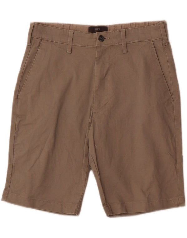 Marks & Spencer Chino Shorts til mænd W30 mellemgrå bomuld