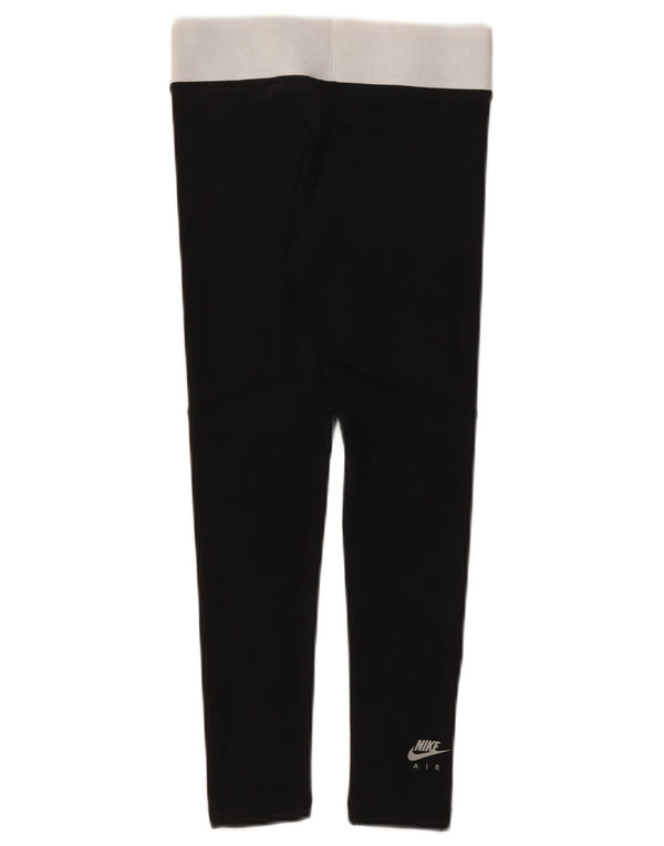 Nike piger grafiske leggings 8-9 år Small Black Colourblock Bomuld