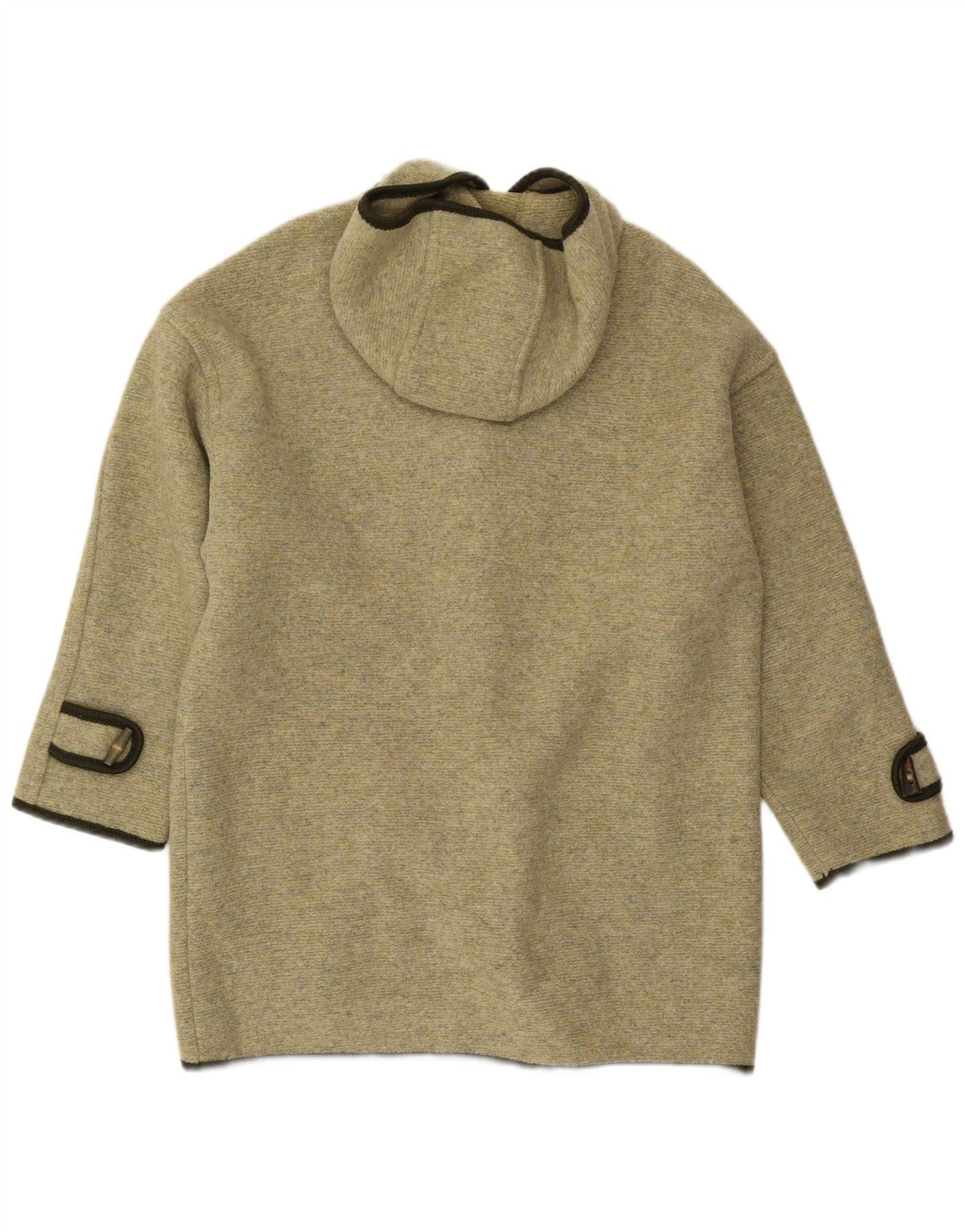 GIESSWEIN Sweater med hætte til kvinder UK 14 Large Green Fair Isle