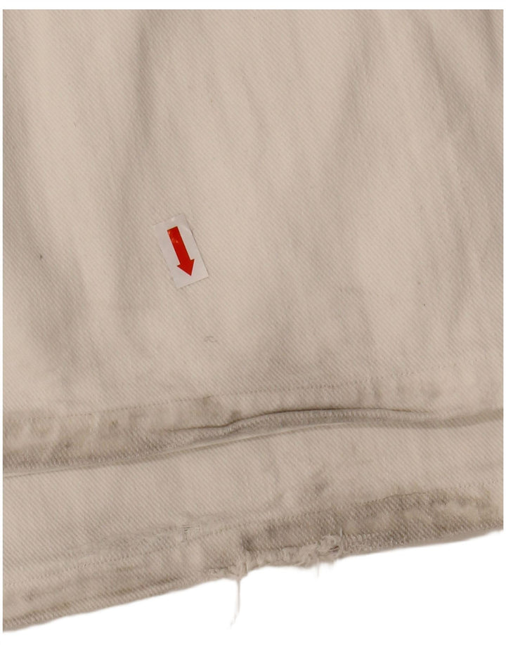 GAS Løse jeans til mænd Medium W32 L29 Hvid Bomuld