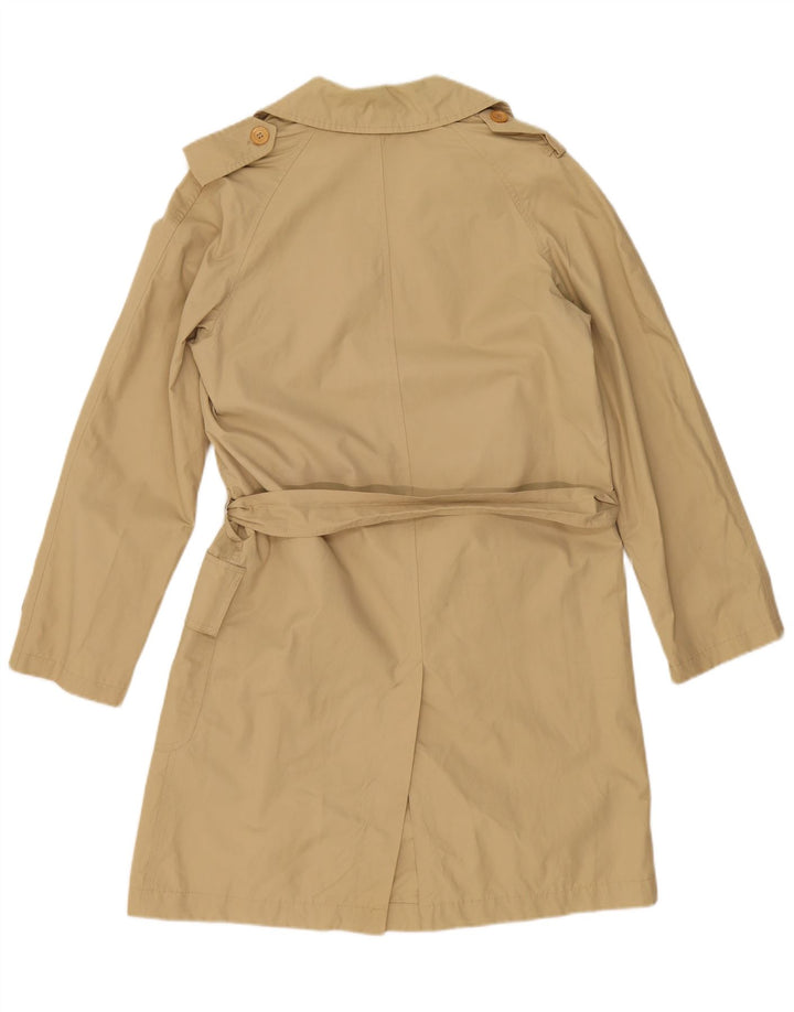 REPLAY Dame Trench Coat UK 14 Medium Beige Bomuld