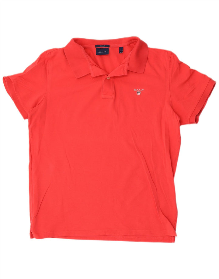 Gant Regular Polo Shirt til mænd, stor rød bomuld