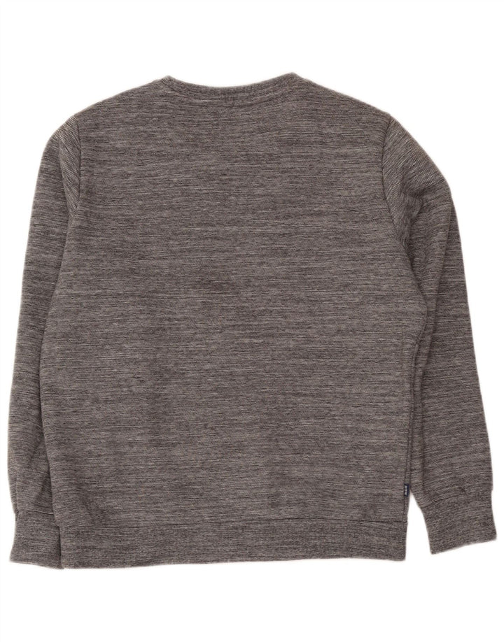 Superdry Sweatshirt Jumper til mænd XL Grå Flecked Bomuld