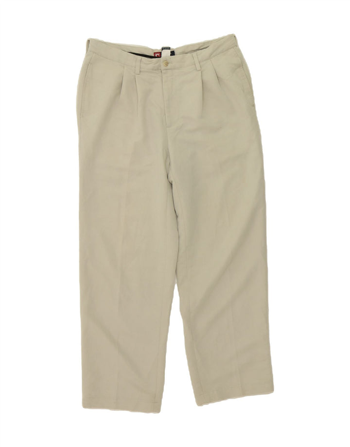 CHAPS Mens Pegged Chino Trousers W34 L30 Off White Rayon Vintage Chaps and Second-Hand Chaps from Messina Hembry 