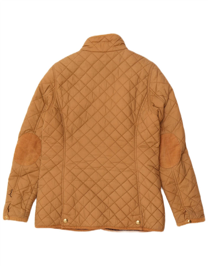 Joules Quiltet jakke til kvinder UK 12 Medium Beige Polyamid