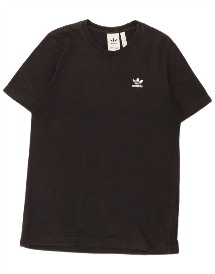 Adidas herre T-shirt top lille sort bomuld