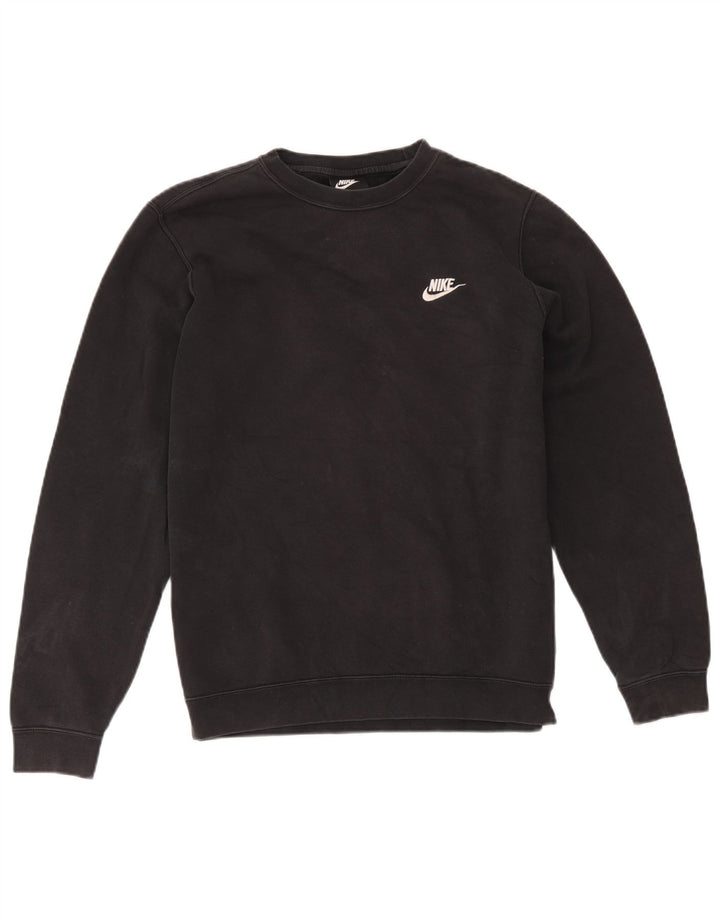 Nike Herre sweatshirt Jumper Medium Sort Bomuld