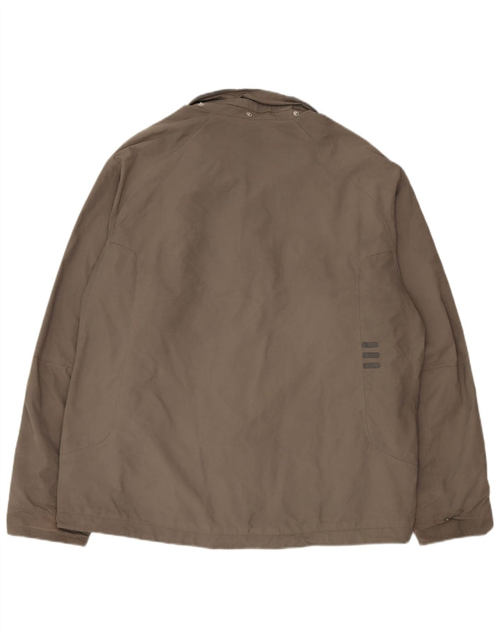 Adidas Regnjakke til mænd UK 40 Stor Khaki Nylon