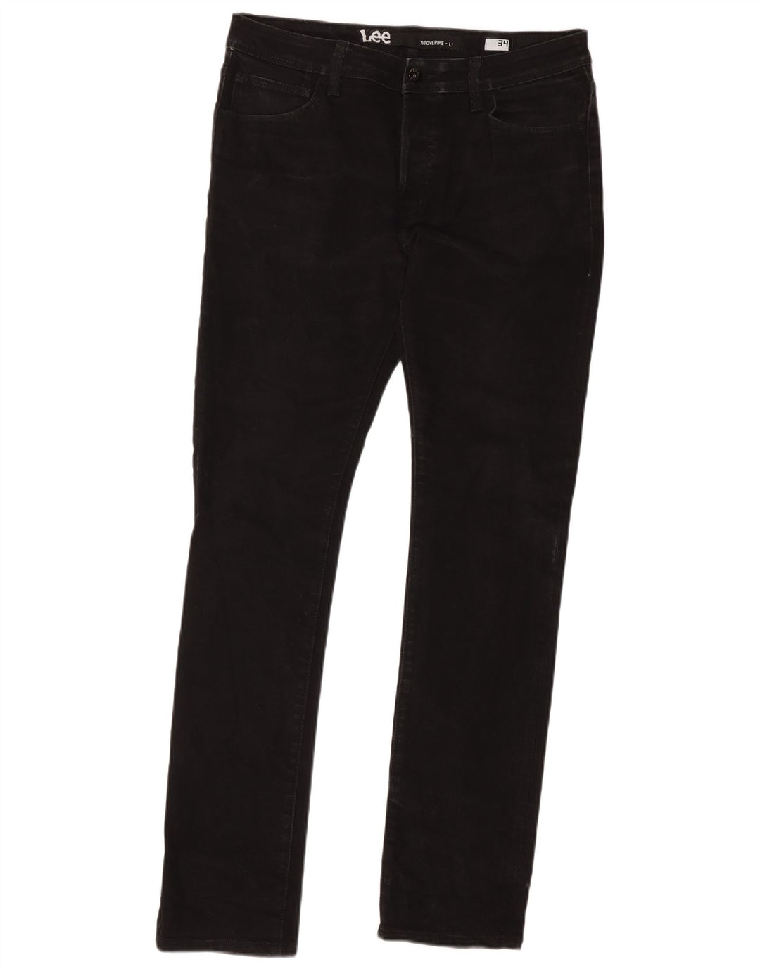 Lee Dame Slim Jeans W34 L33 Sort Bomuld