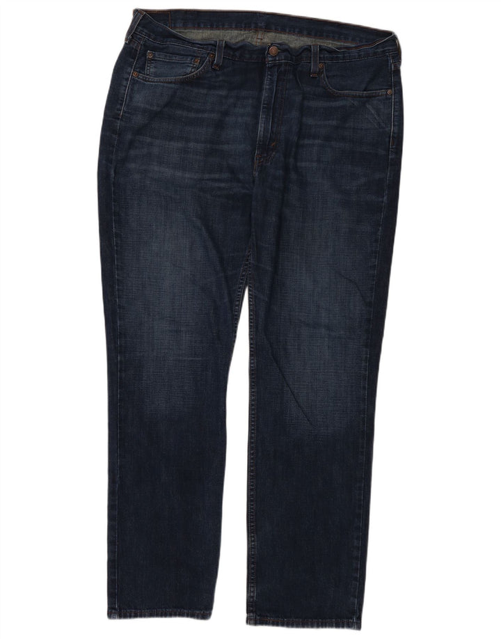 LEVI'S Slim Jeans til mænd W40 L32 Marineblå bomuld