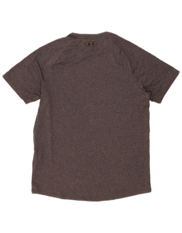 Under Armour Herre T-Shirt Top Lille Grå Flecked Polyester