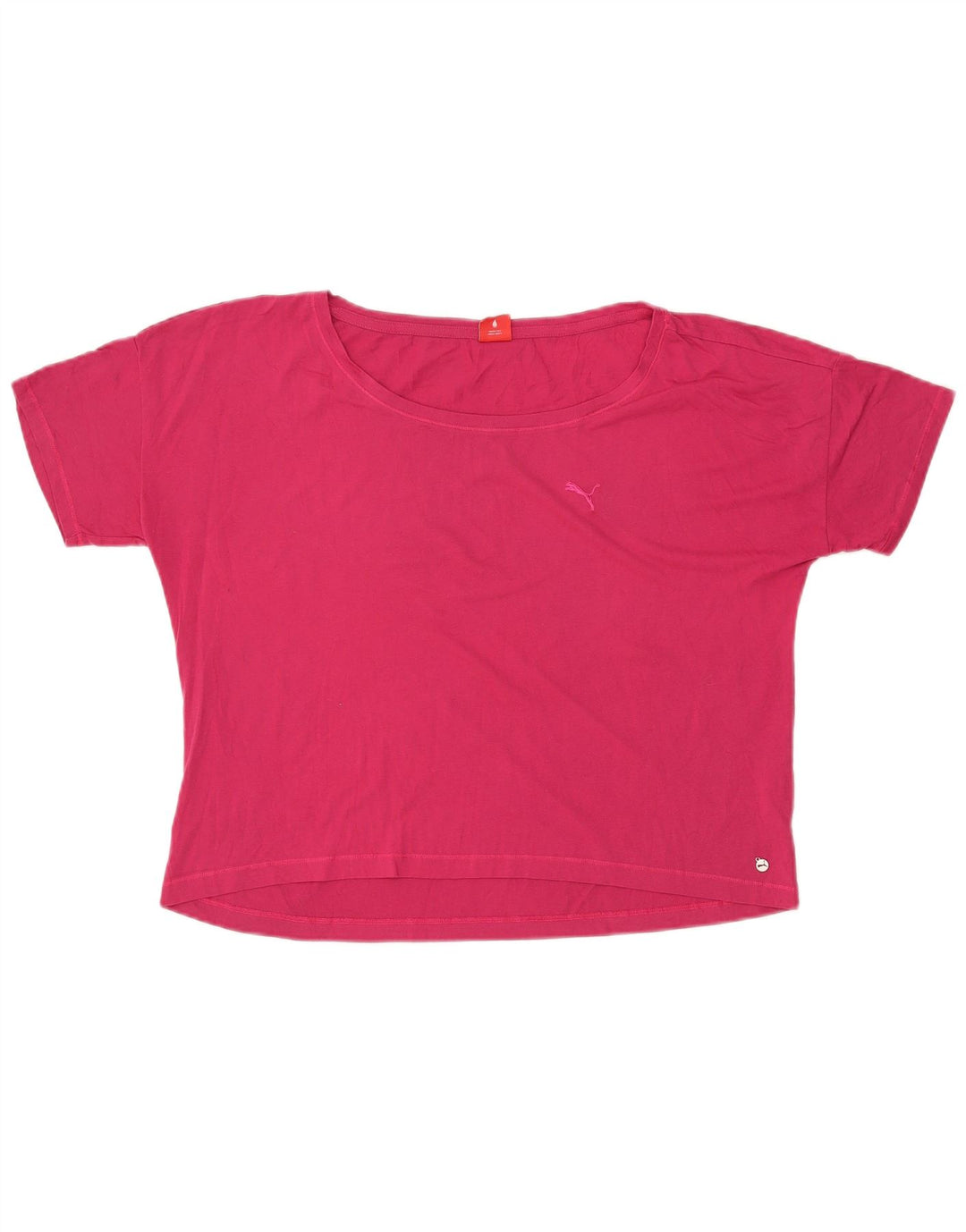 PUMA T-shirt top til kvinder Crop UK 16 Large Pink