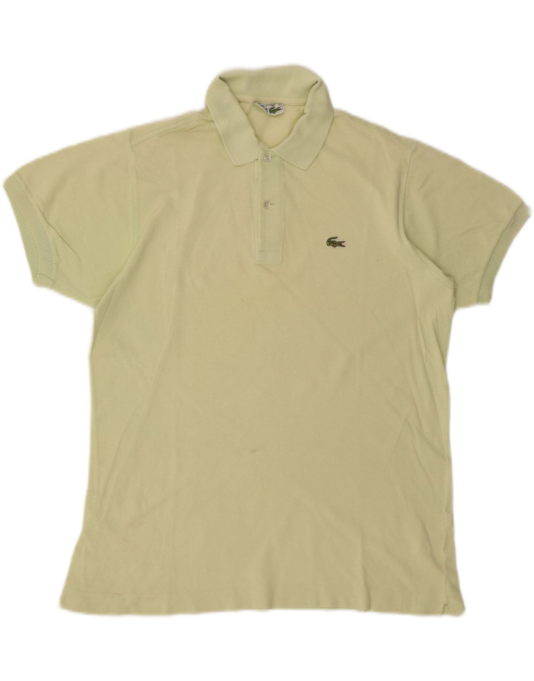 LACOSTE Mens Polo Shirt Size 5 Large Green Cotton Vintage Lacoste and Second-Hand Lacoste from Messina Hembry 