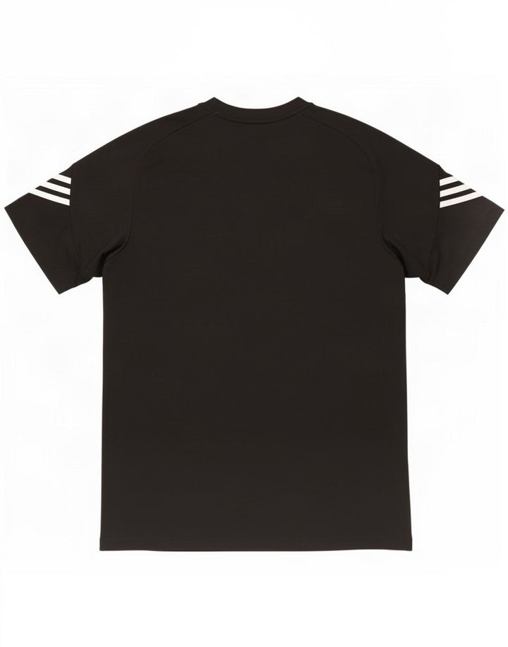 Adidas Herre Climalite Grafisk T-Shirt Top Stor Sort Polyester