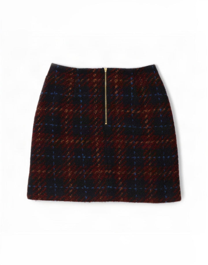 Zara Dame Mini-nederdel UK 8 Small Multicolored Ternet akryl