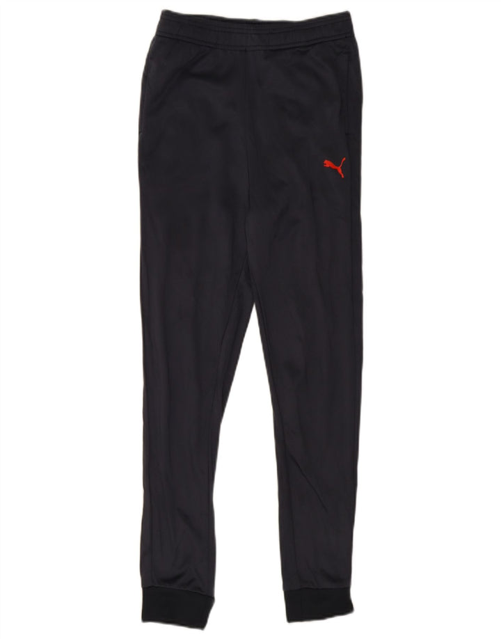 Puma Drenge Træningsdragt Bukser Joggers 14-15 år Large Navy Blue Polyester
