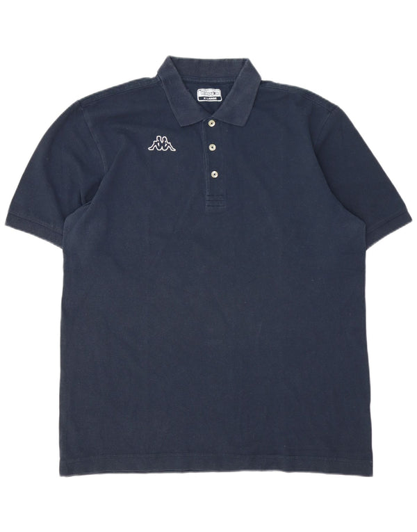 Kappa herre poloshirt XL marineblå