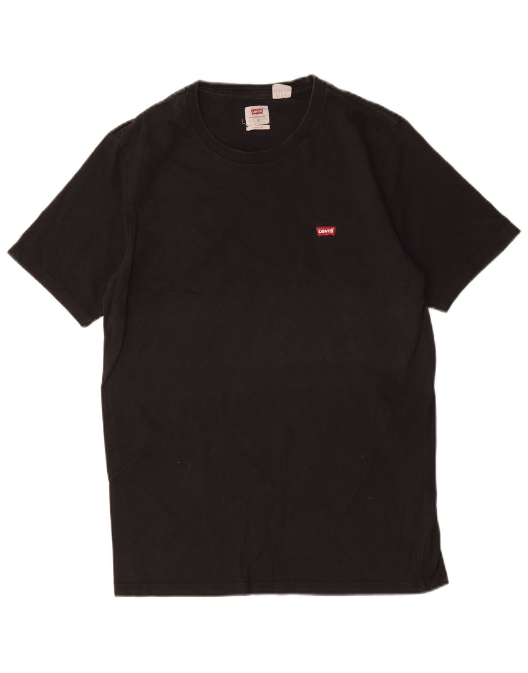 Levi's Herre Standard Fit T-Shirt Top Lille sort bomuld