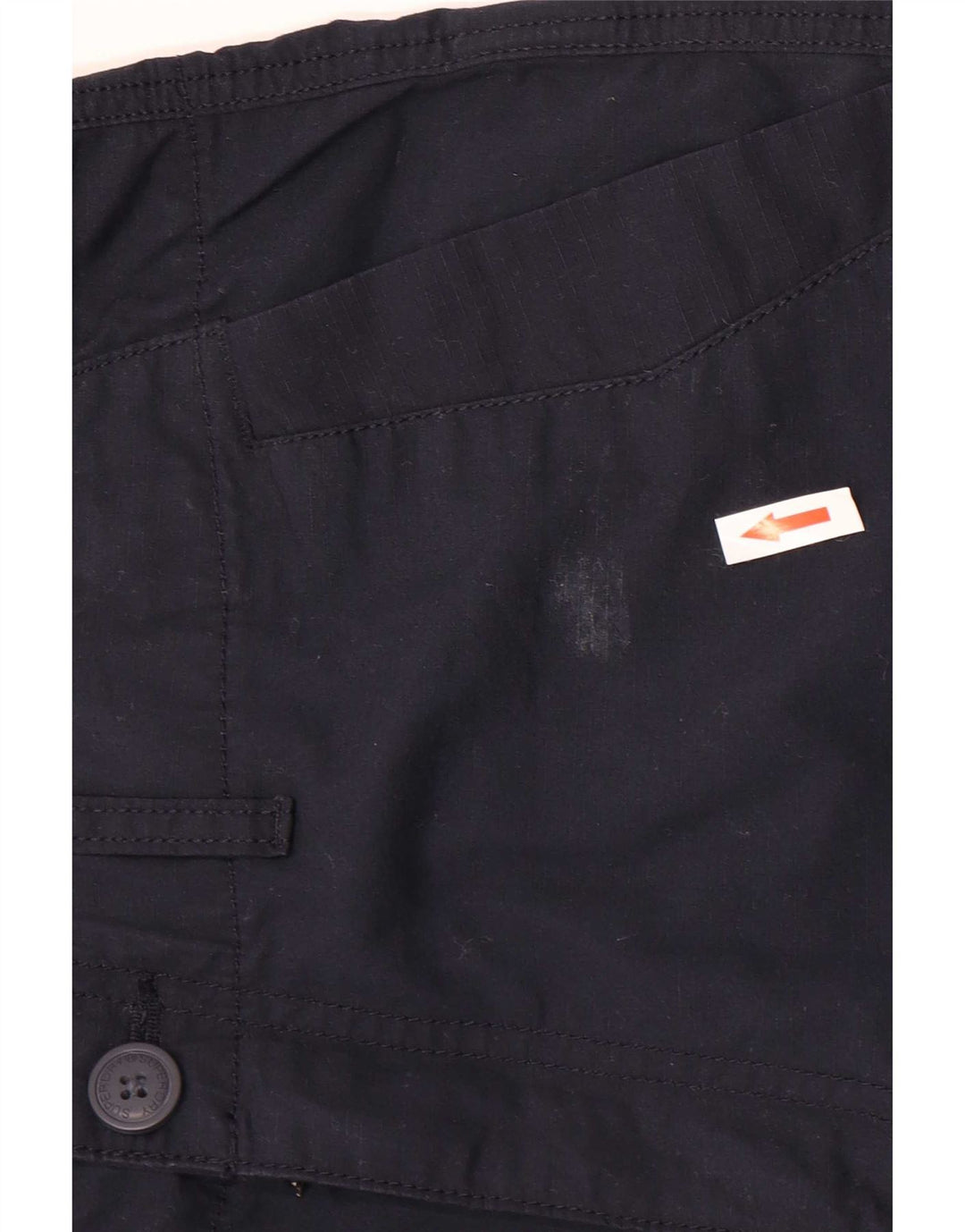Superdry Herre Cargo Shorts W32 Medium Marineblå Bomuld