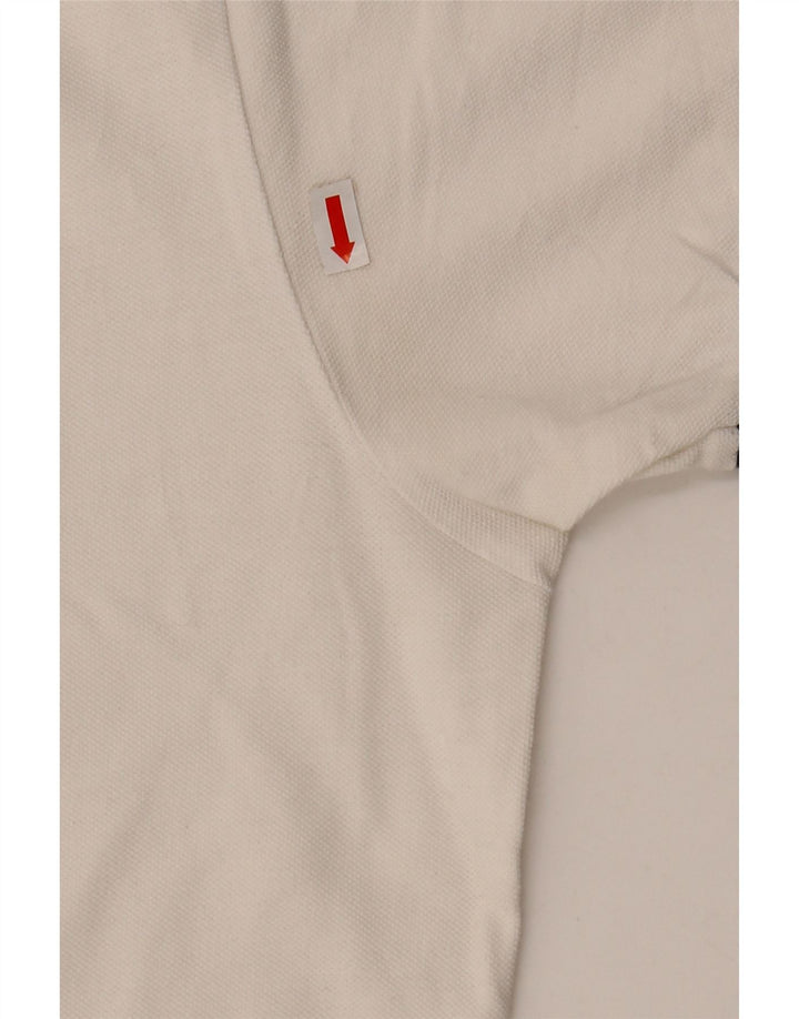 NORTH SAILS Mens Graphic Polo Shirt XL White Cotton