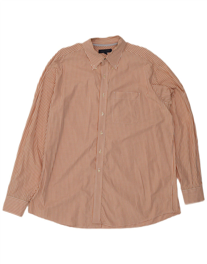 Tommy Hilfiger Herreskjorte Str. 17 1/2 XL Orange Ternet