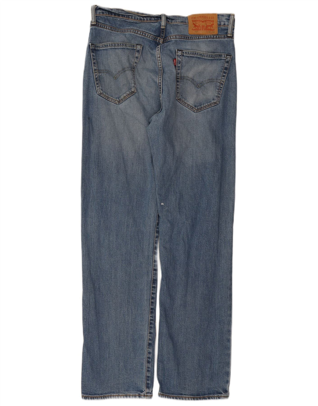 Levi's Herre 751 Straight Jeans W32 L32 Blå Bomuld