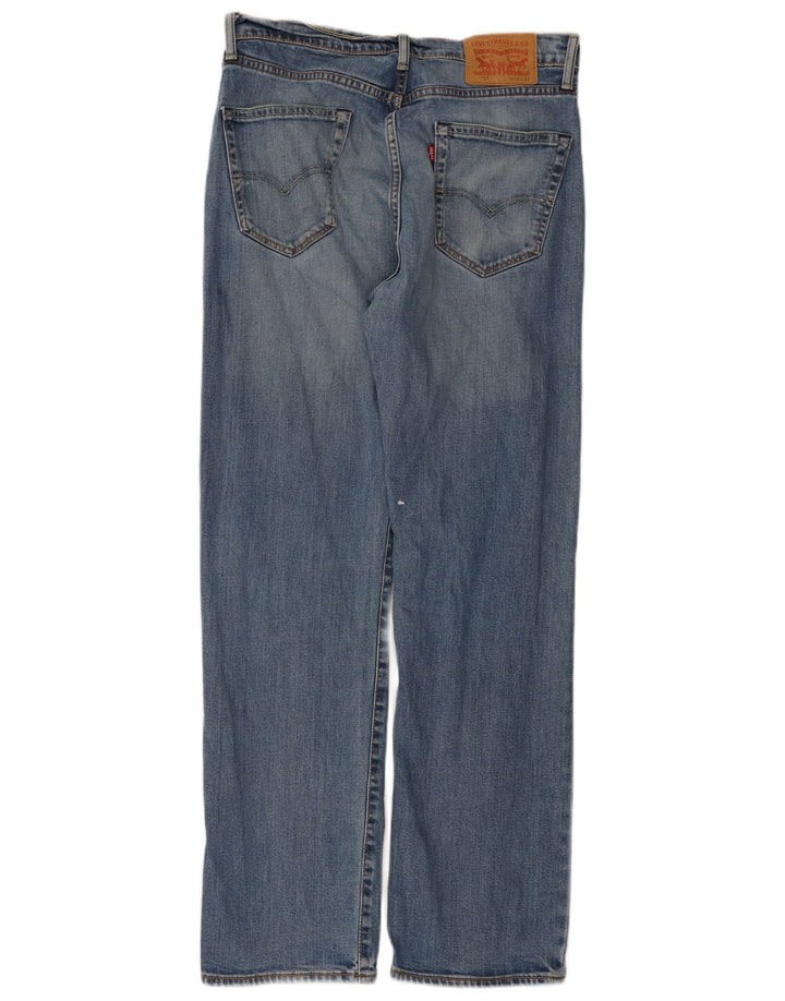 Levi's Herre 751 Straight Jeans W32 L32 Blå Bomuld