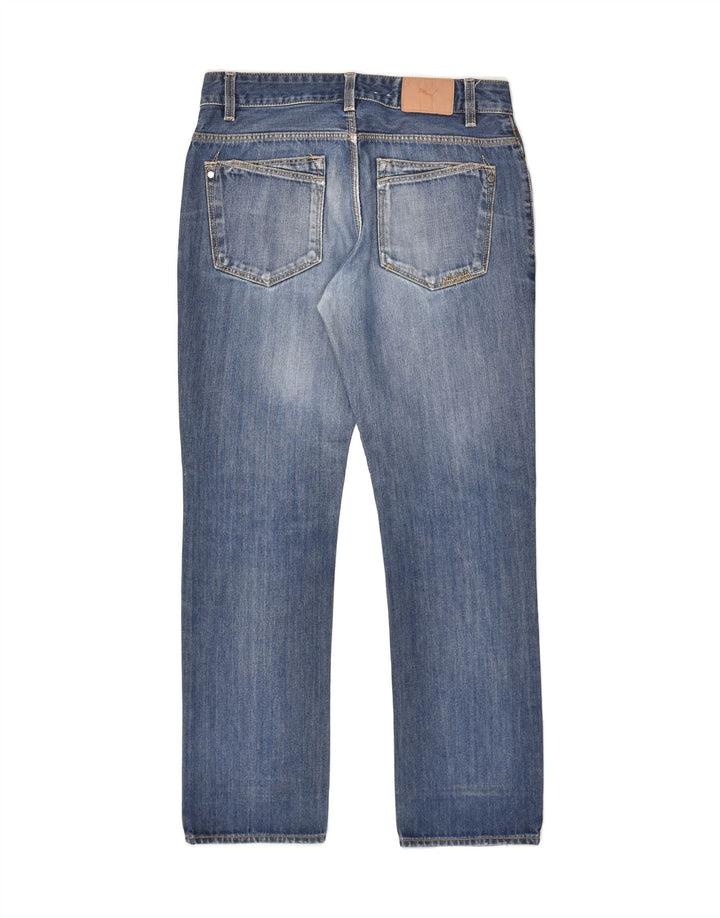 PUMA Mens Straight Jeans W30 L32 Blue Vintage Puma and Second-Hand Puma from Messina Hembry 