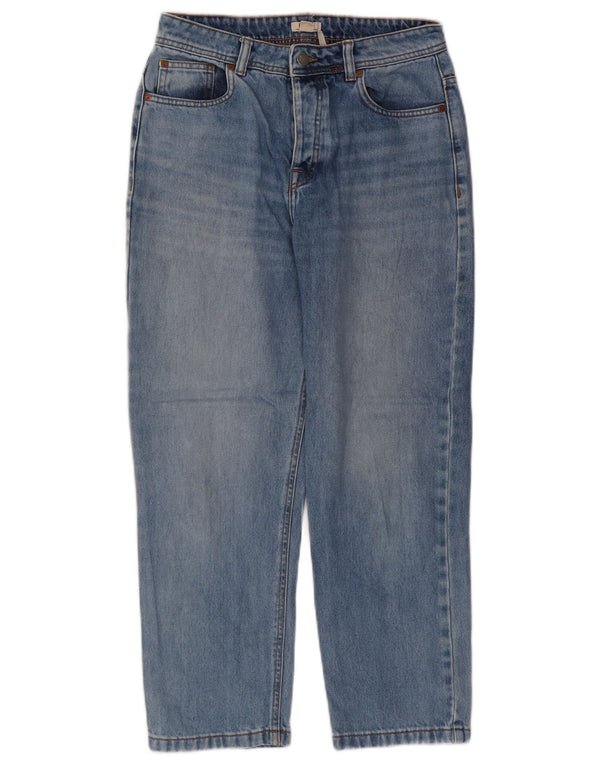 Roxy Womens High Waist Crop Tapered Jeans W27 L25 Blå Bomuld