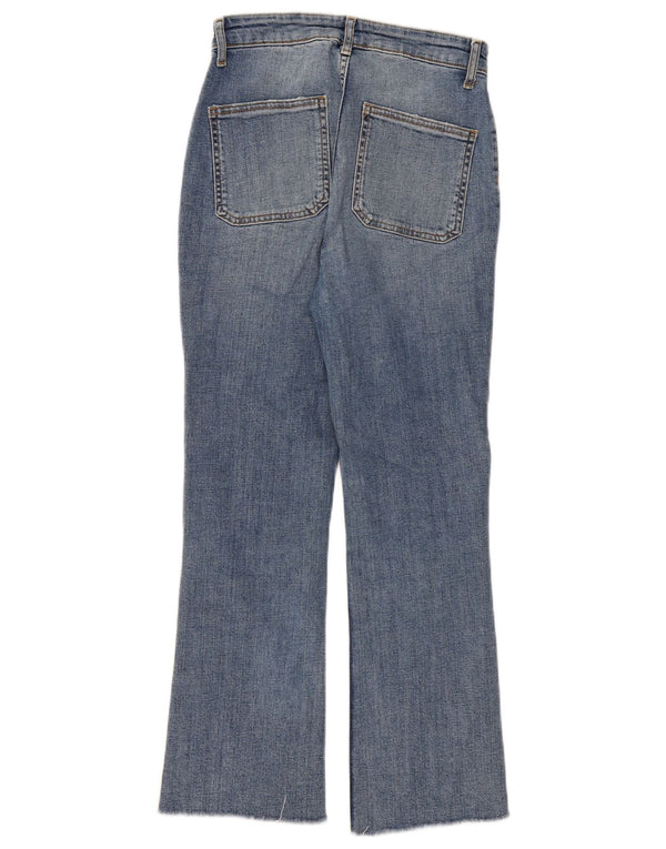 Zara Dame Straight Jeans EU 36 XS W26 L26 Blå Bomuld