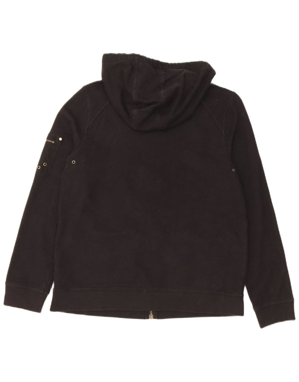 Ralph Lauren Dame Hættetrøje Sweater UK 10 Small Black Bomuld