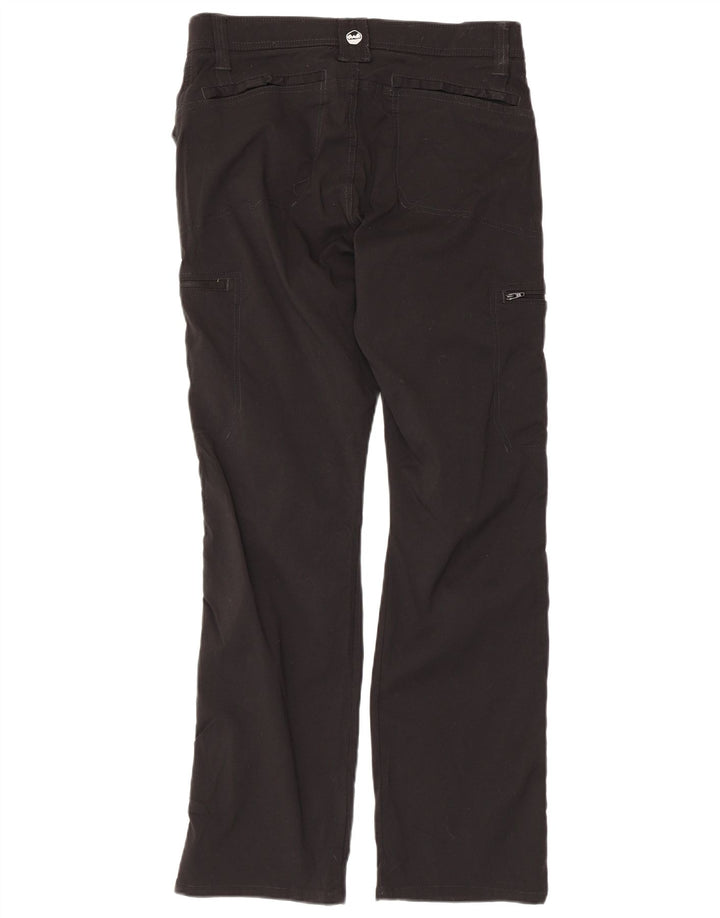 Wrangler Straight Cargo bukser til mænd W32 L30 sort nylon