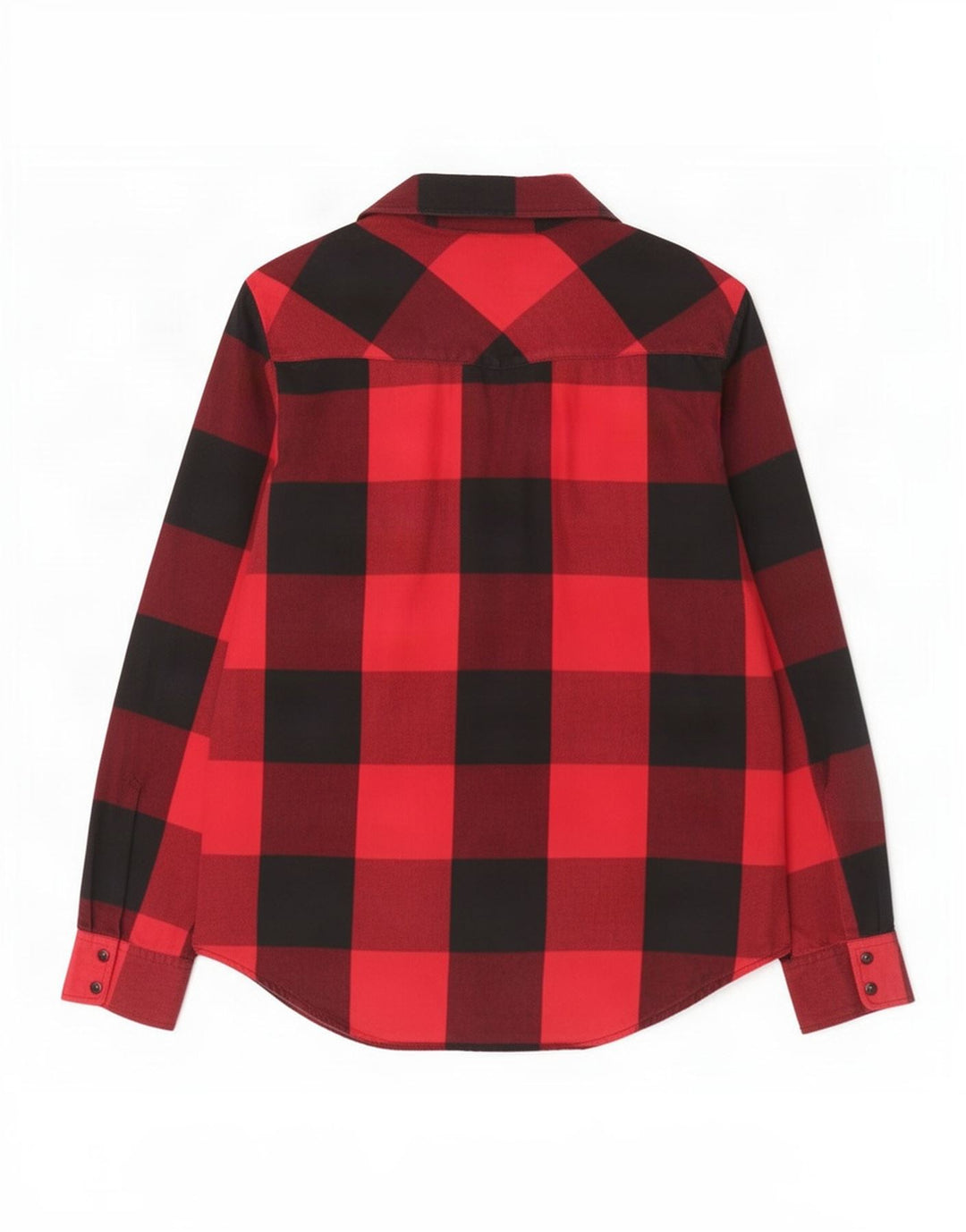 Zara Dame Flannel Shirt UK 10 Small Red Gingham