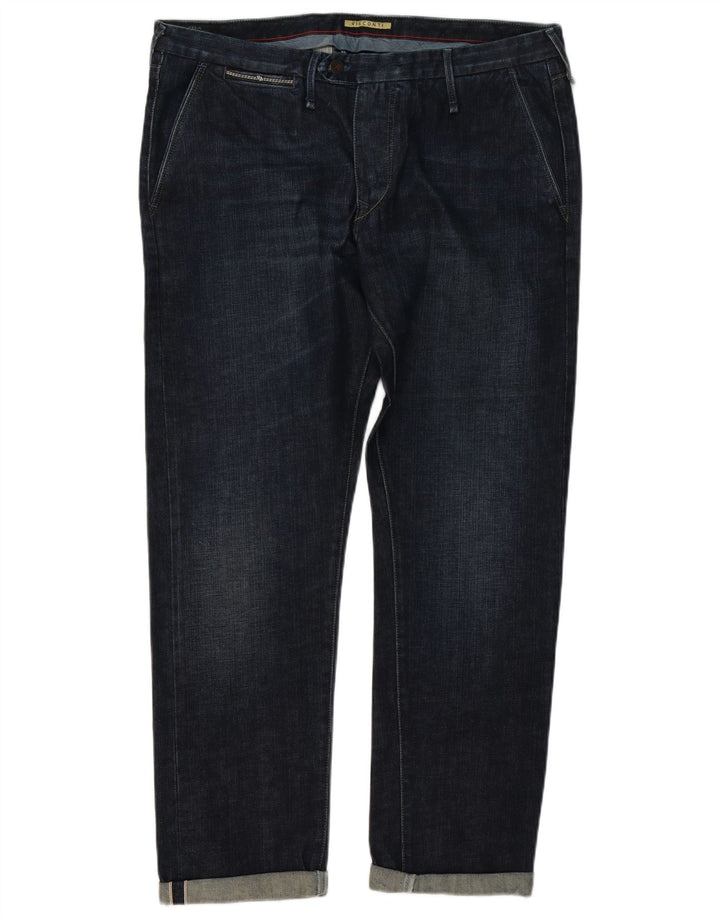 VISCONTI Straight Jeans til mænd IT 54 2XL W38 L32 Blå Bomuld