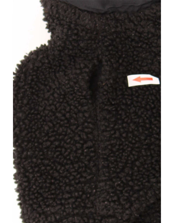Dunnes Stores Dame Oversized Fleecejakke UK 10 Small Black Polyester