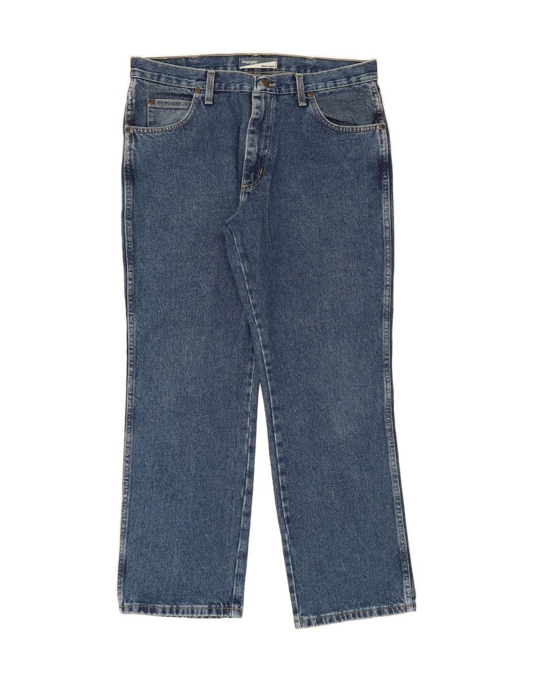 WRANGLER Mens Straight Jeans W36 L30 Blue Cotton Vintage Wrangler and Second-Hand Wrangler from Messina Hembry 